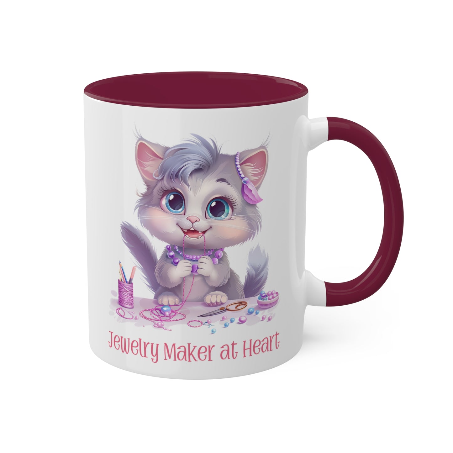 Kitty Cat Jewelry Maker Mug