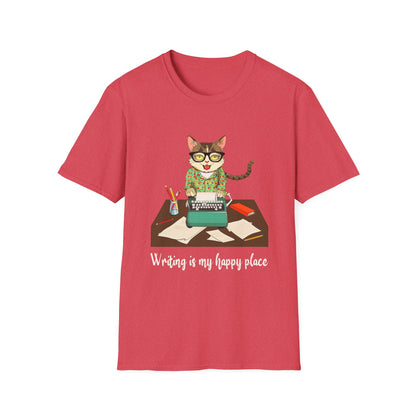 Cat Writer Softstyle T-Shirt