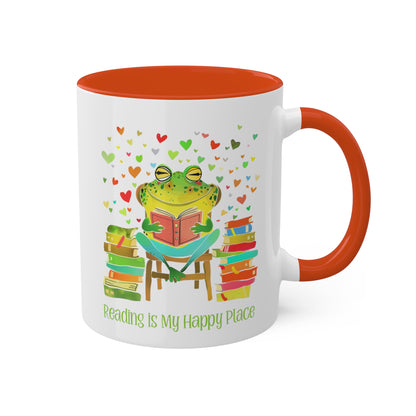 Frog Reading Mug