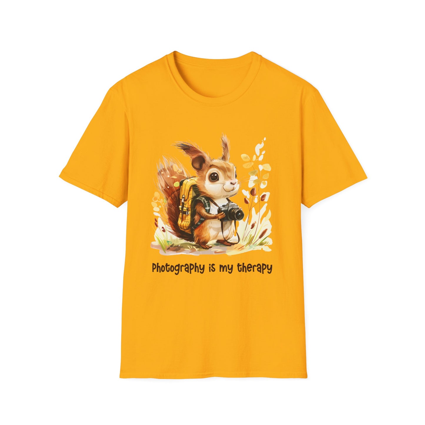 Squirrel Photographer Softstyle T-Shirt