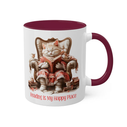 Cat Reading Mug