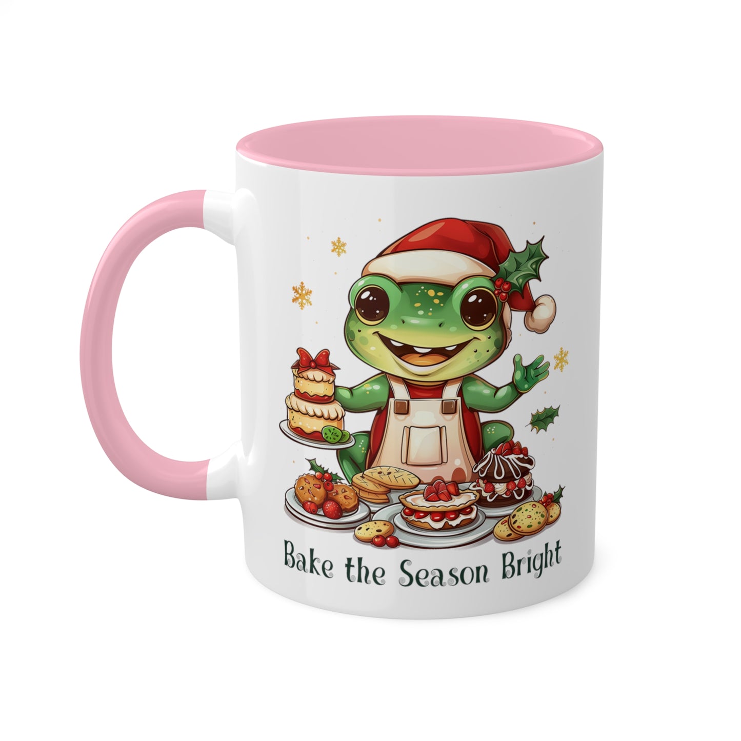 Frog Christmas Baker Mug