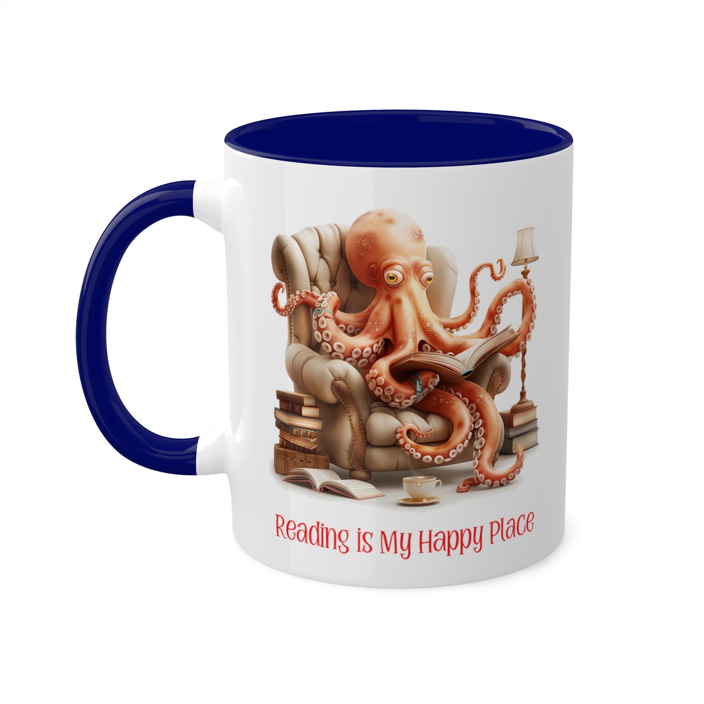 Octopus Reading Mug