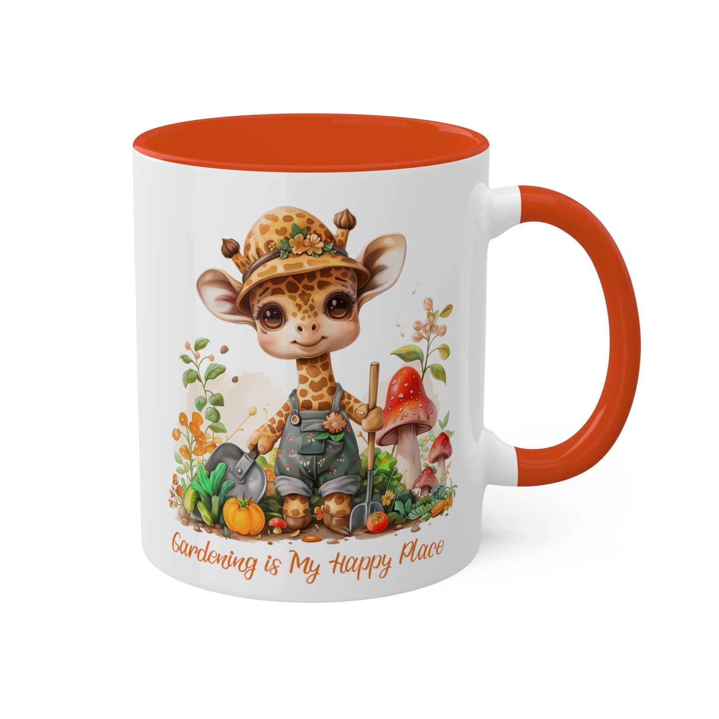 Giraffe Gardener Mug