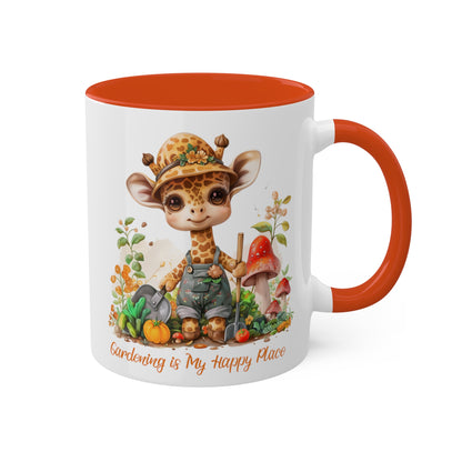 Giraffe Gardener Mug