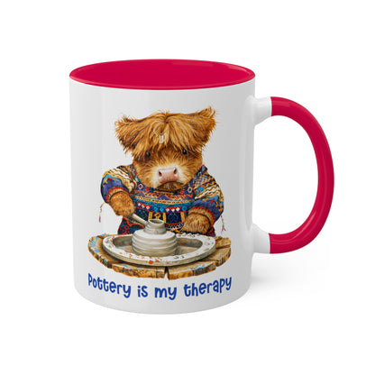 Highland Cow Potter Mug