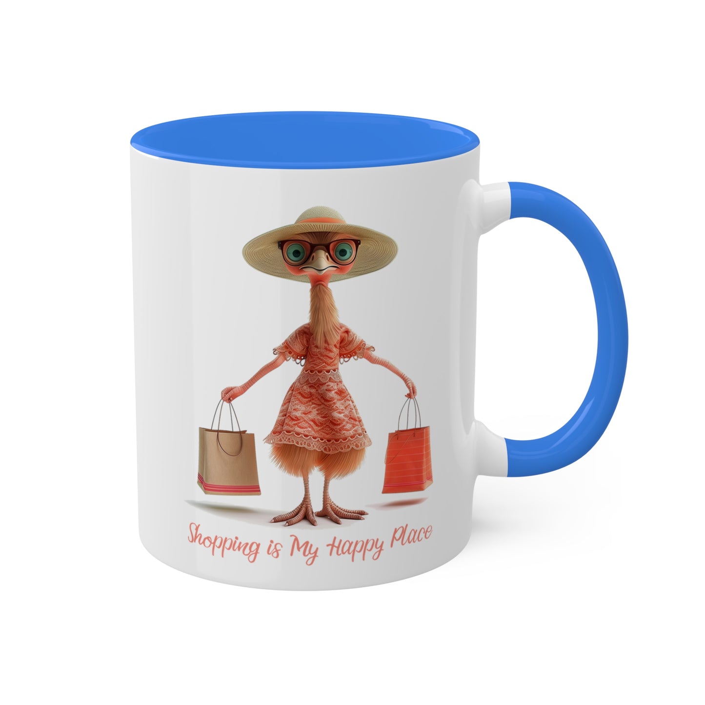 Ostrich Shopper Mug