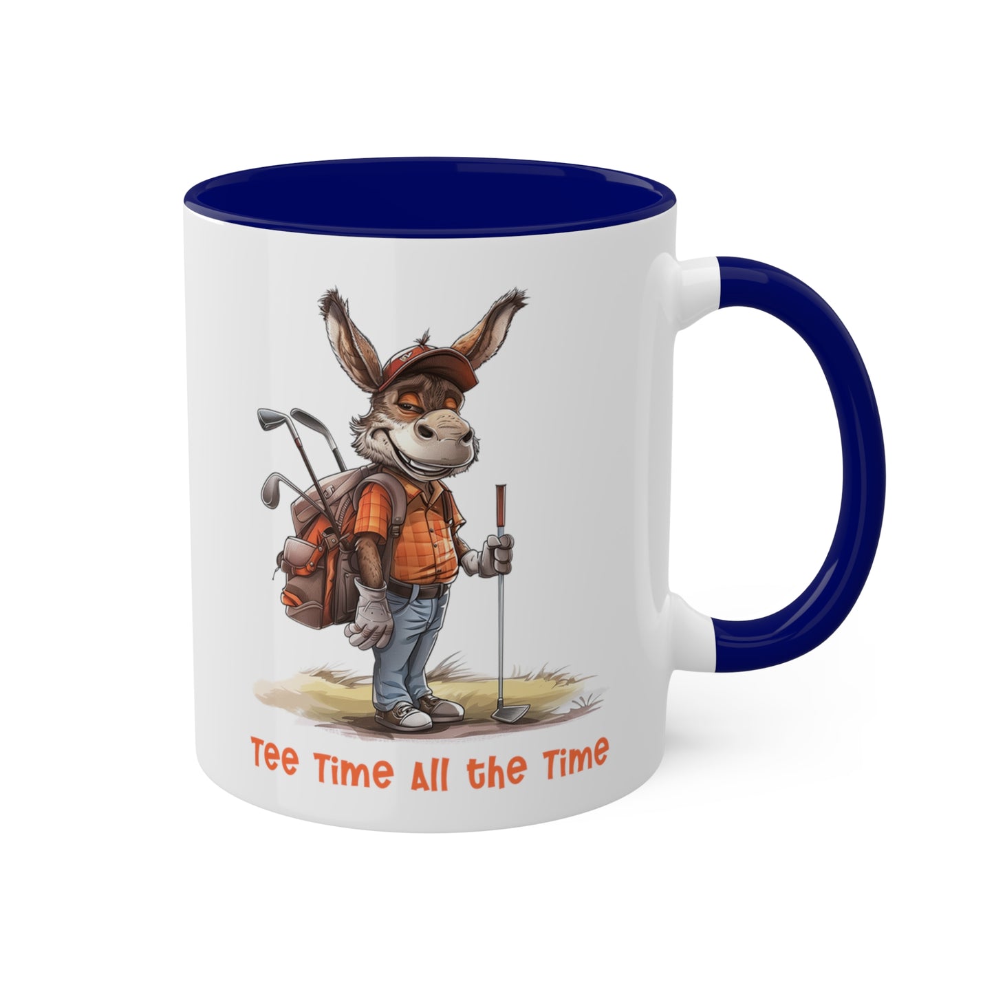 Donkey Golfing Mug