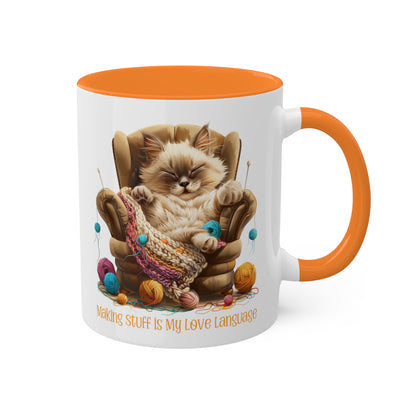 Cat Knitter Mug