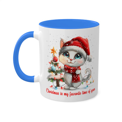 Cat Christmas Mug