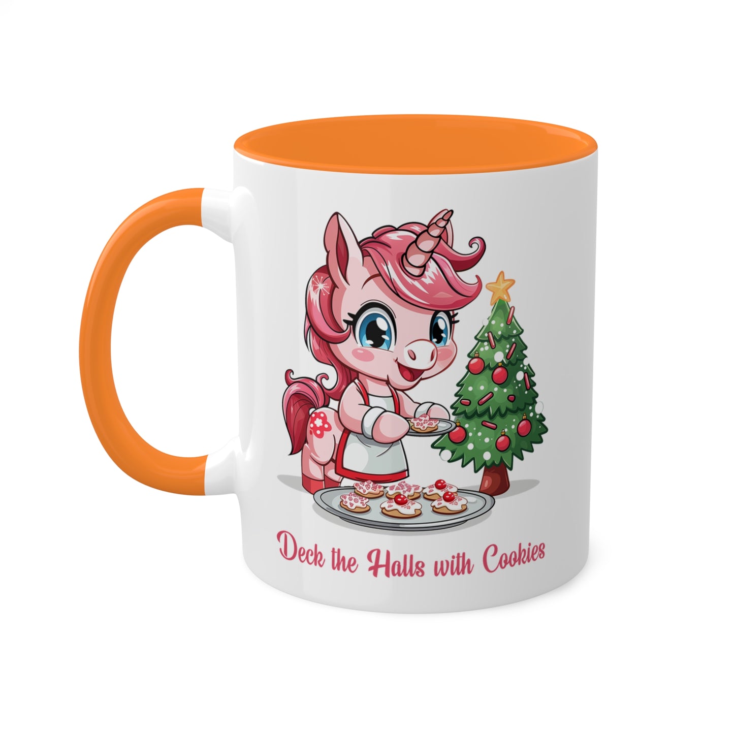 Unicorn Christmas Baker Mug