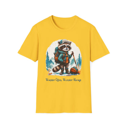 Raccoon Hiker Softstyle T-Shirt