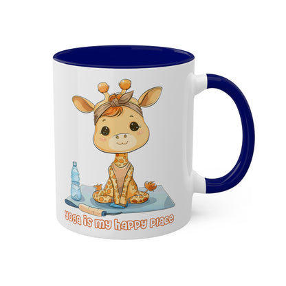 Giraffe Yoga Mug