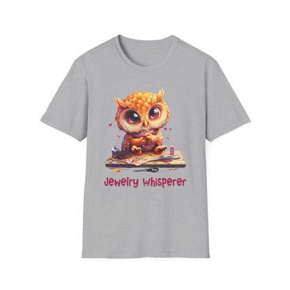 Owl Jewelry Making Softstyle T-Shirt