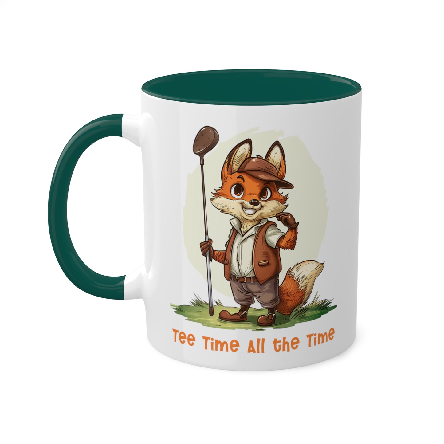 Fox Golfer Mug