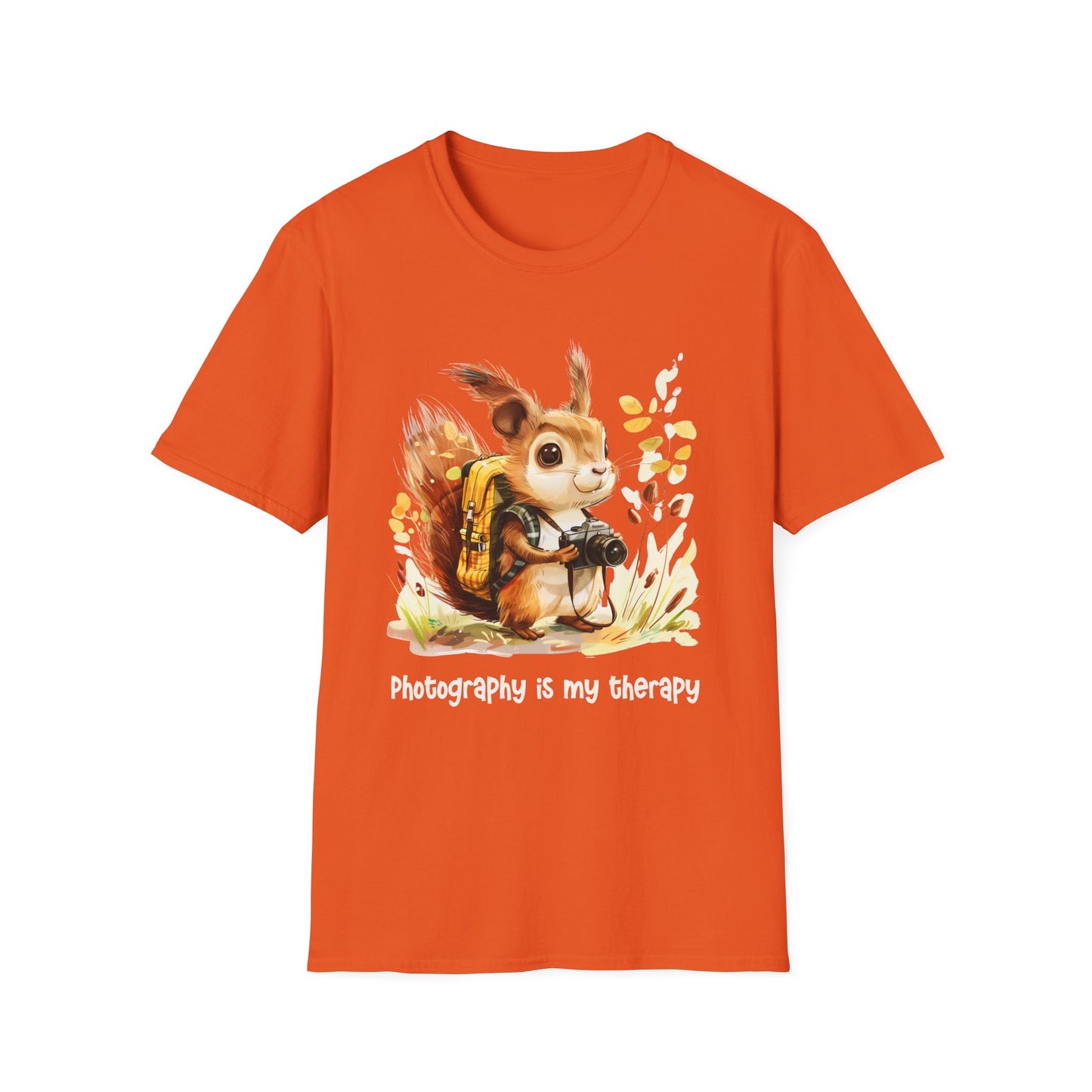 Squirrel Photographer Softstyle T-Shirt