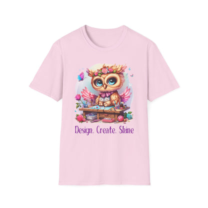 Owl Jewelry Making Softstyle T-Shirt