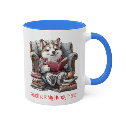 Corgi Reading Mug