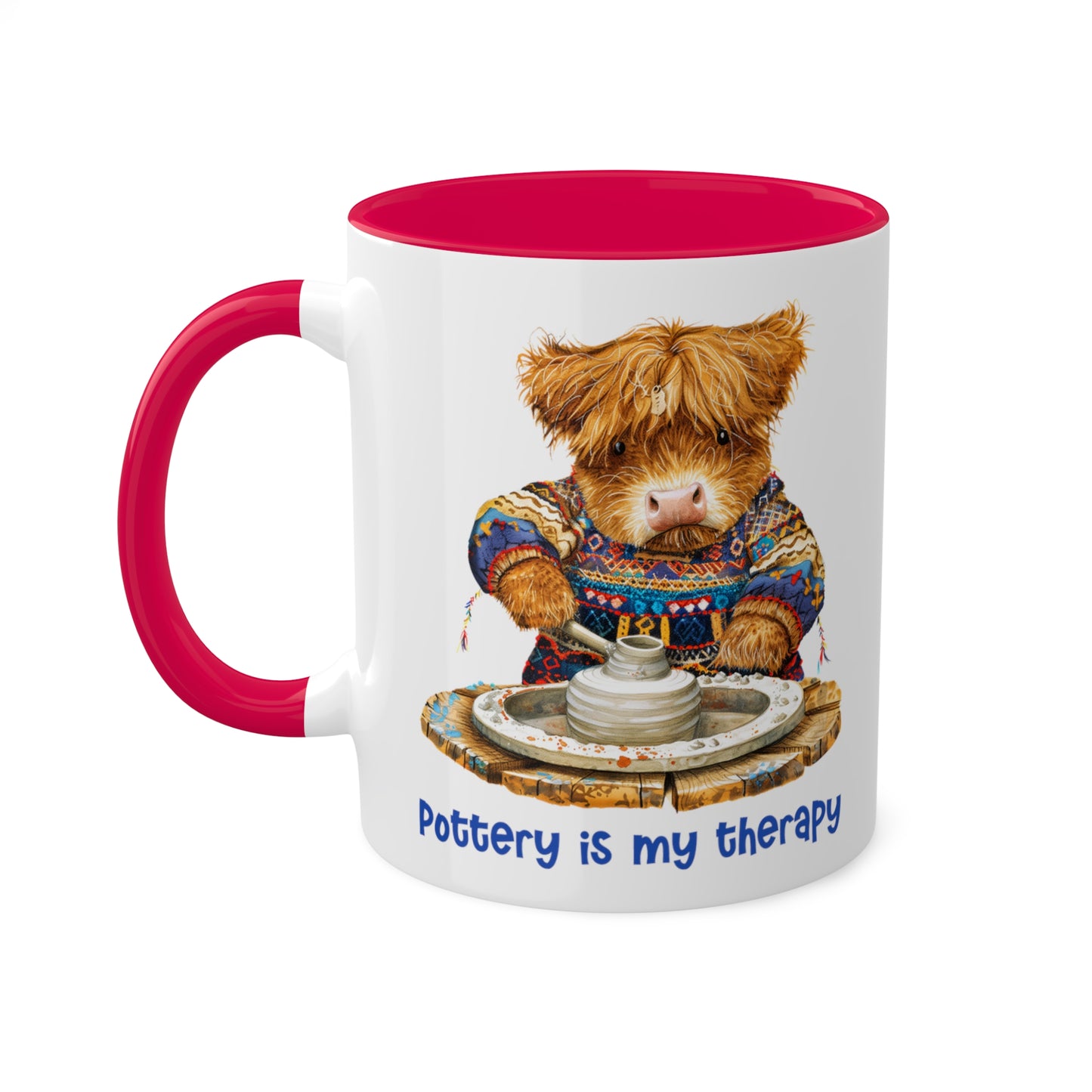 Highland Cow Potter Mug