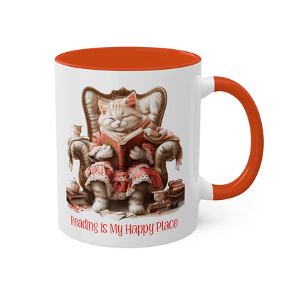 Cat Reading Mug