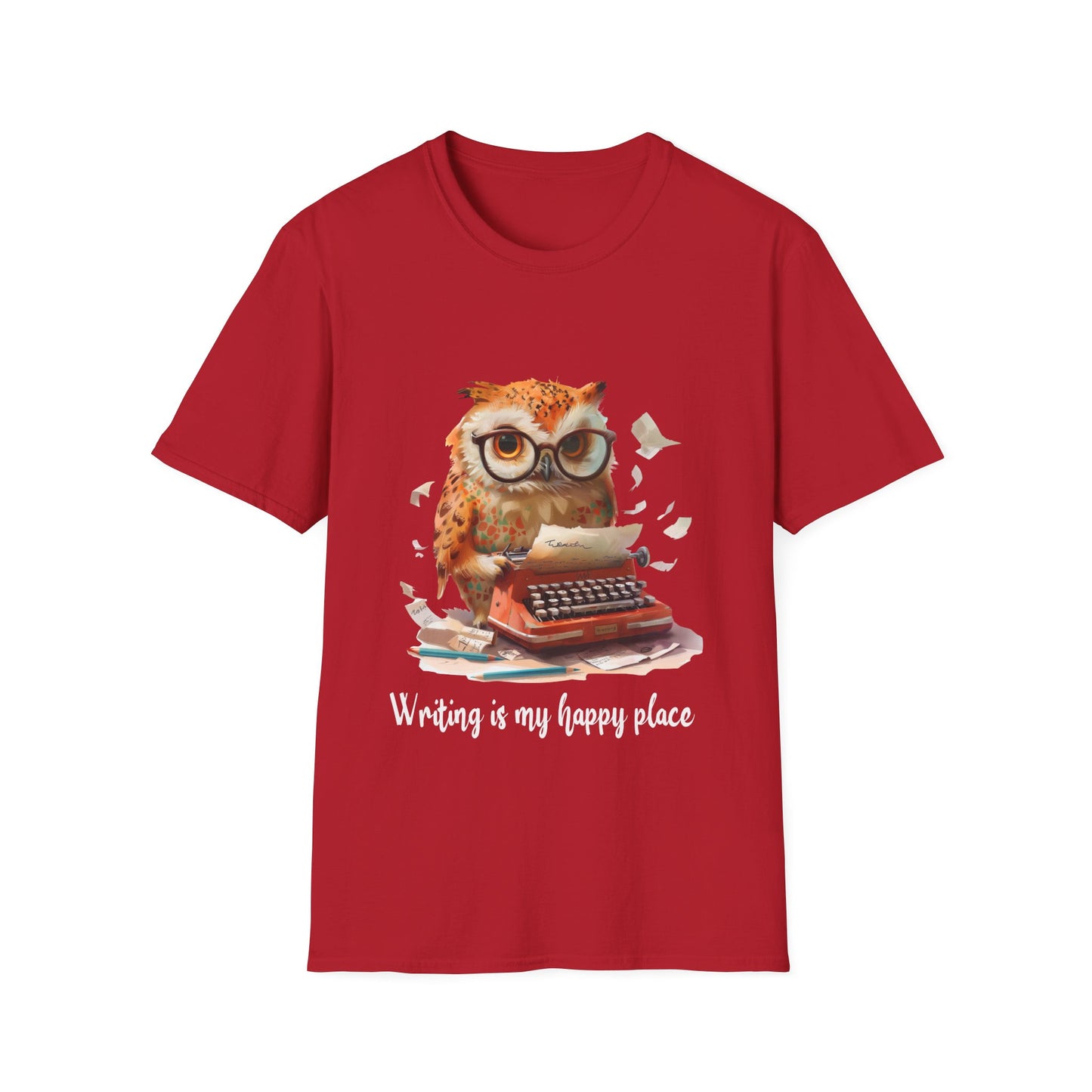 Owl Writer Softstyle T-Shirt