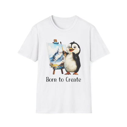 Penguin Artist Softstyle T-Shirt