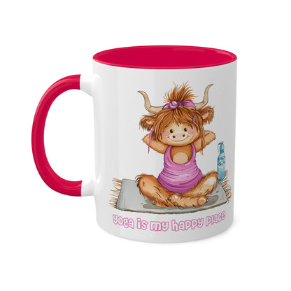 Highland Cow Yoga Mug