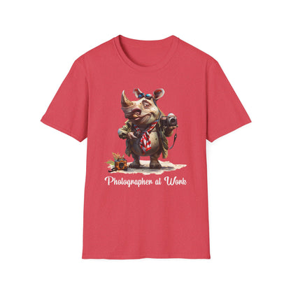 Rhino Photographer Softstyle T-Shirt