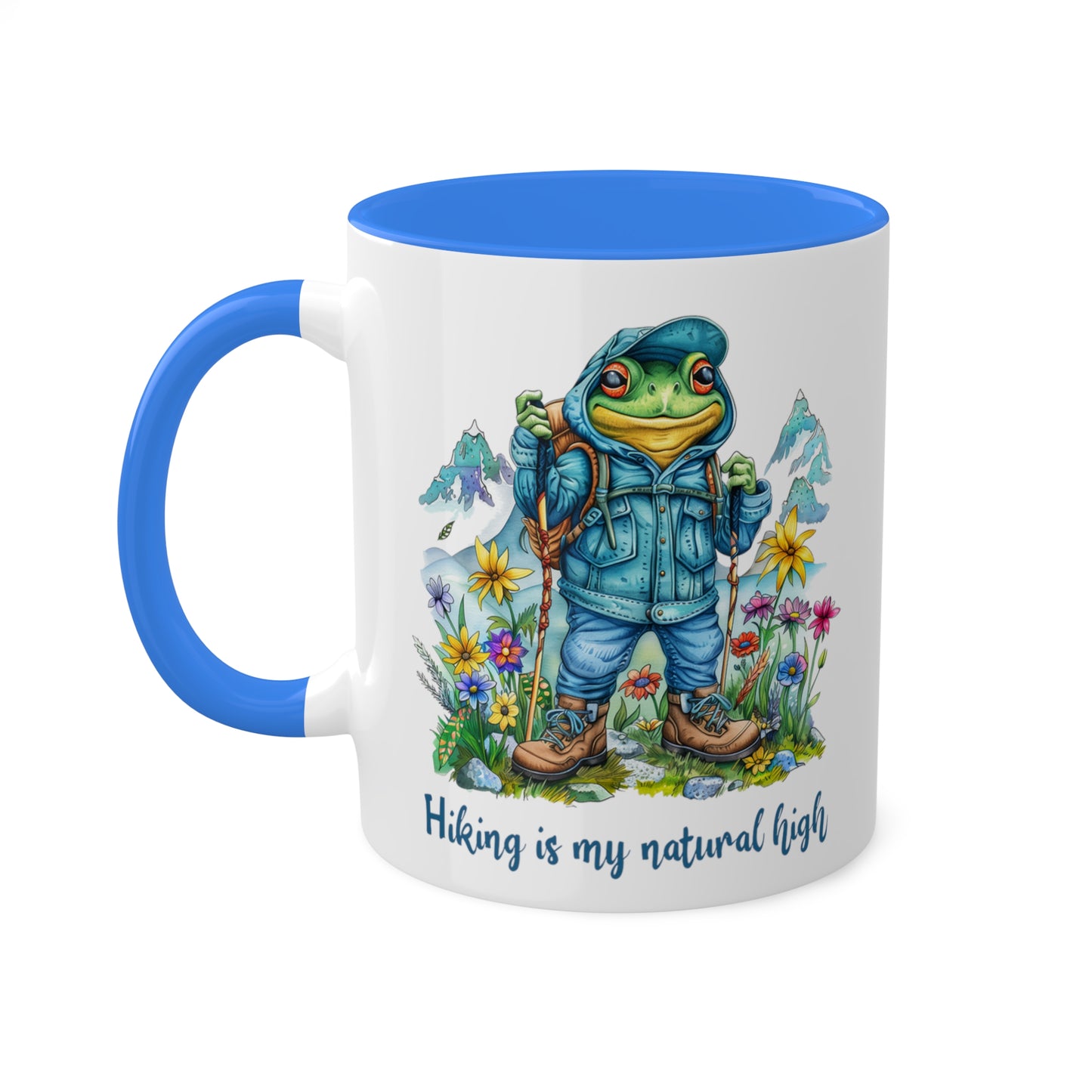 Frog Hiker Mug