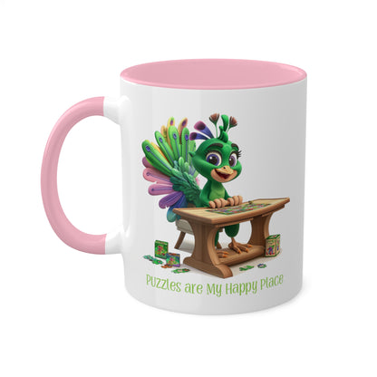 Peacock Puzzler Mug