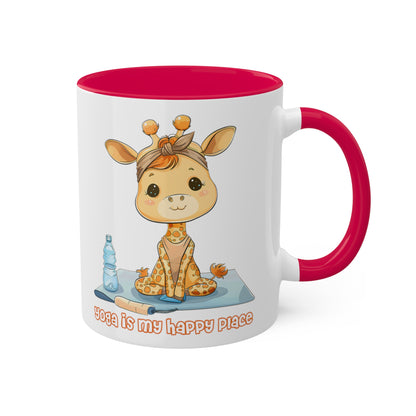 Giraffe Yoga Mug