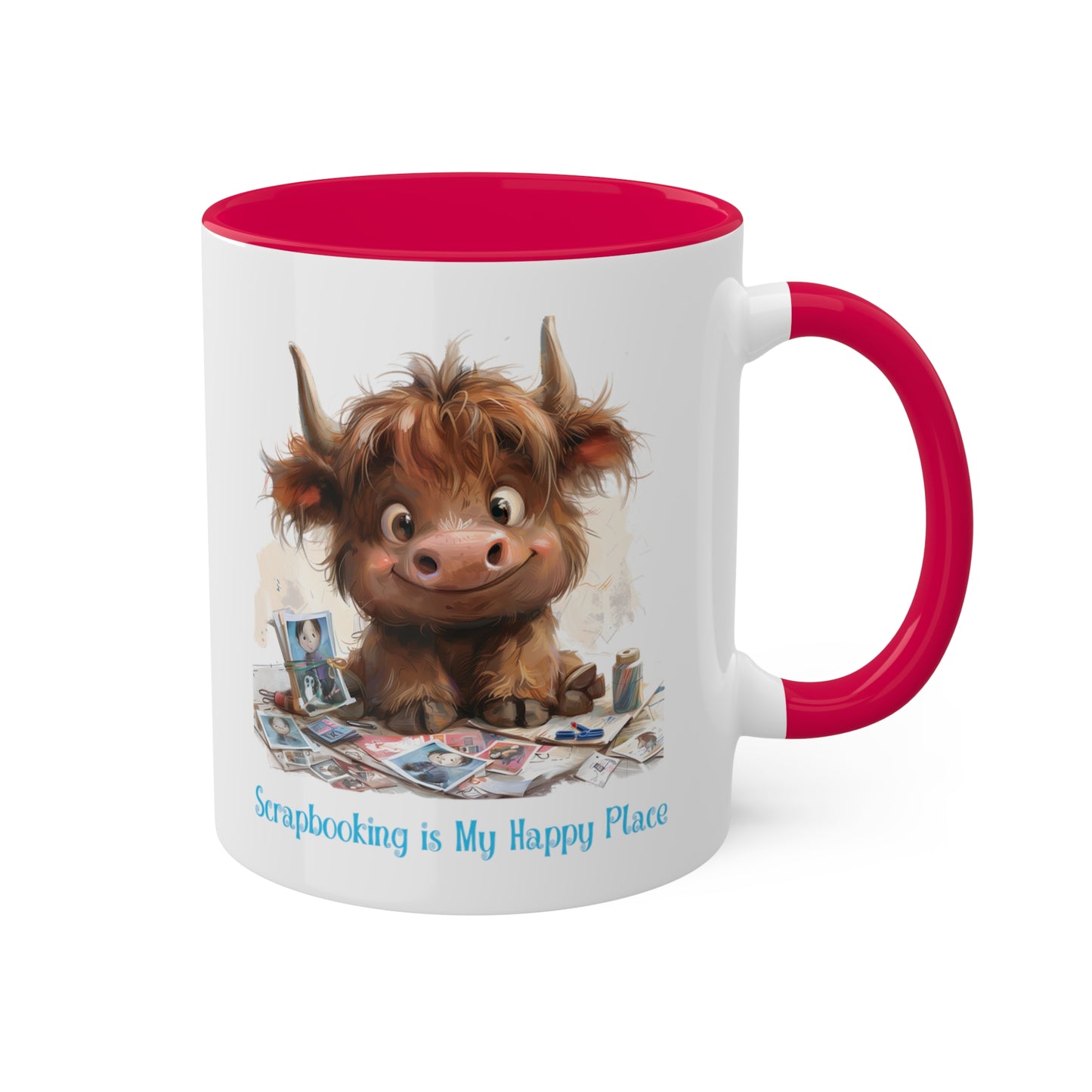 Highland Cow Scrapbooker Mug