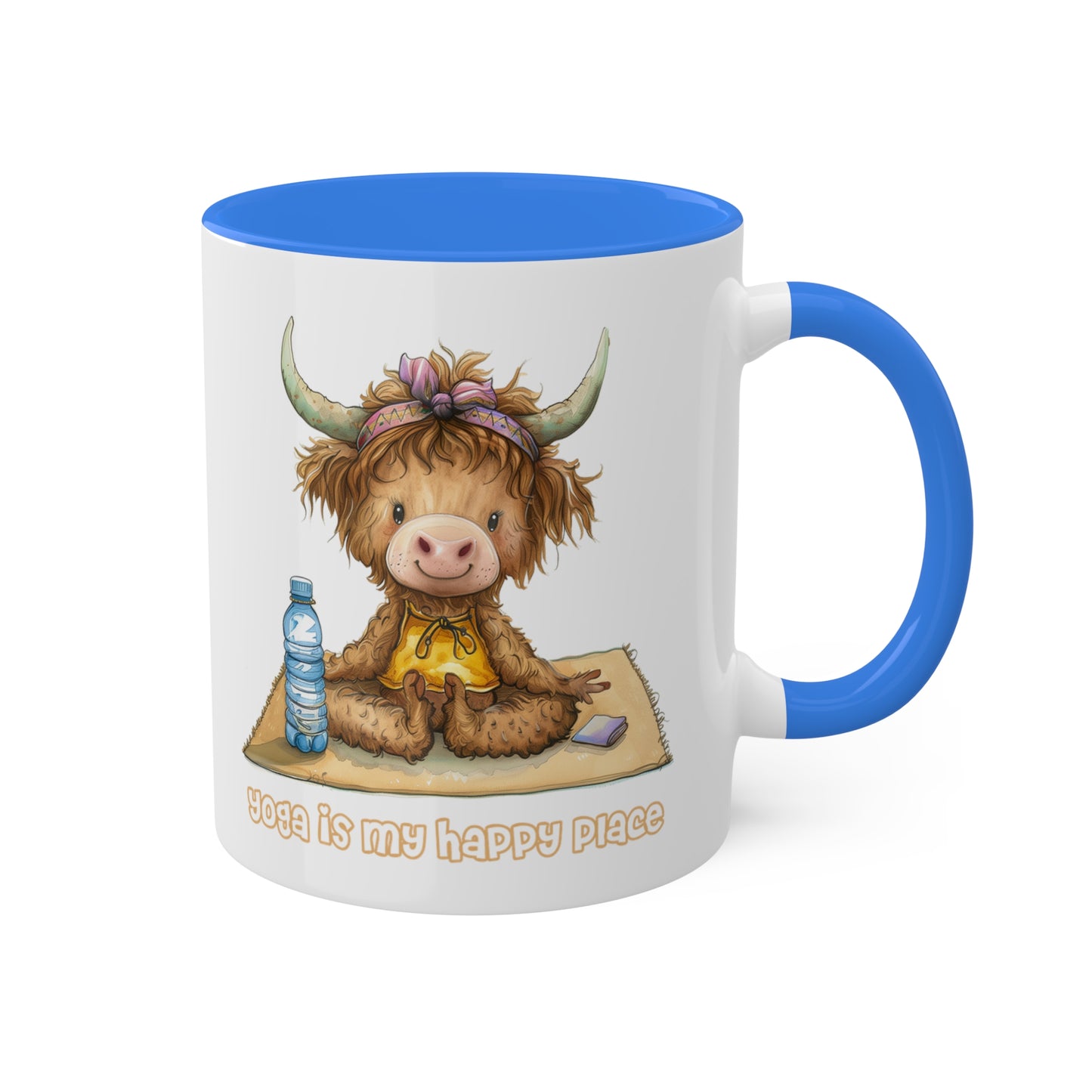 Highland Cow Yoga Mug