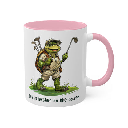 Turtle Golfing Mug