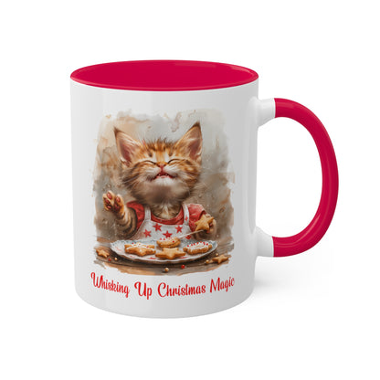 Cat Christmas Baker Mug