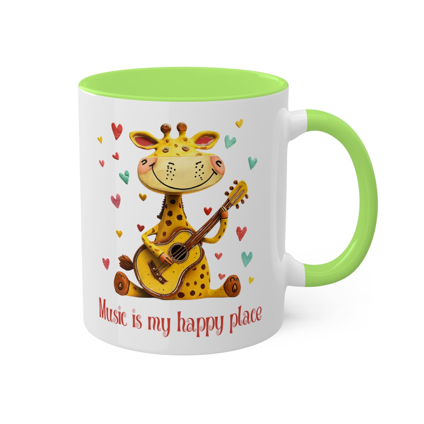 Giraffe Musician Mug