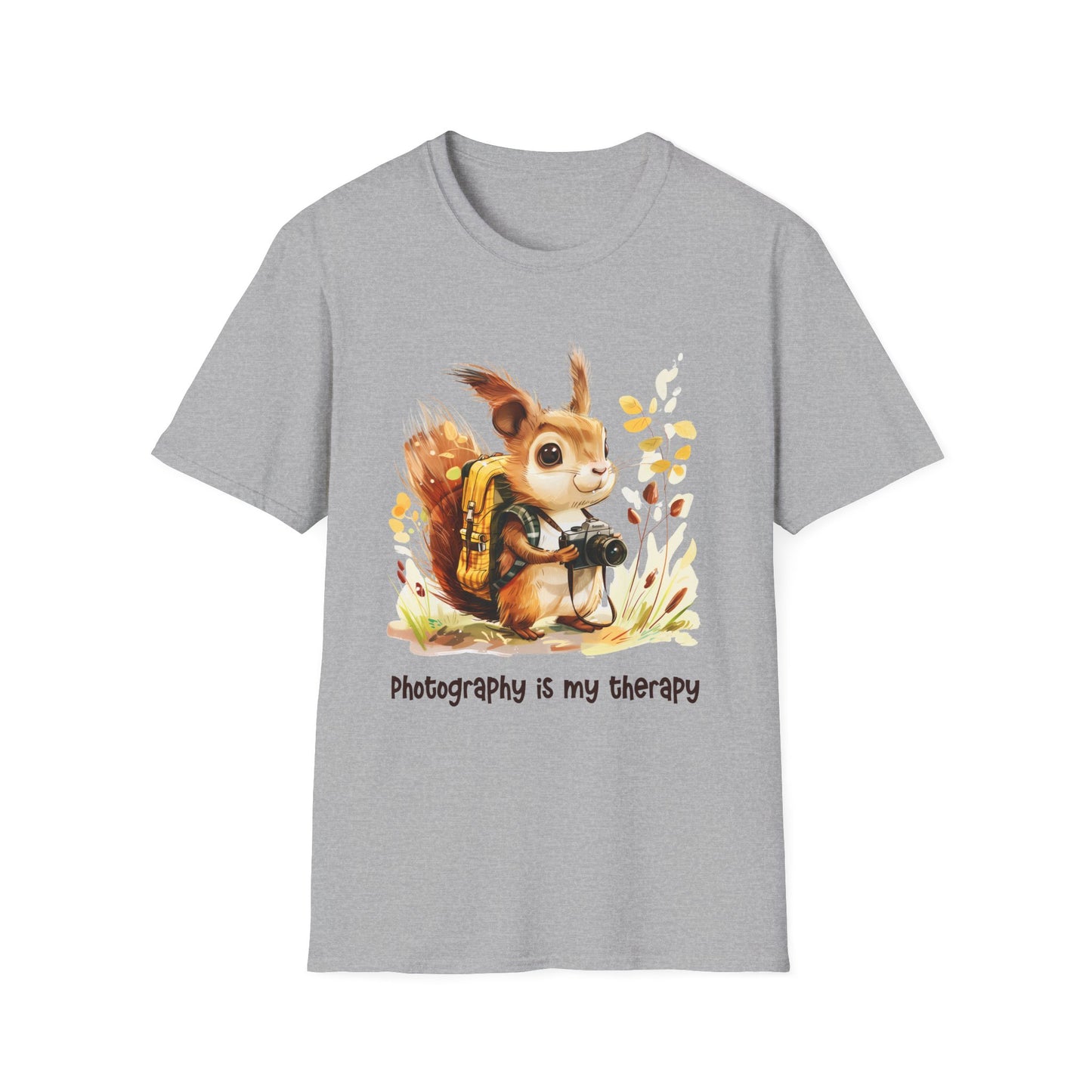 Squirrel Photographer Softstyle T-Shirt