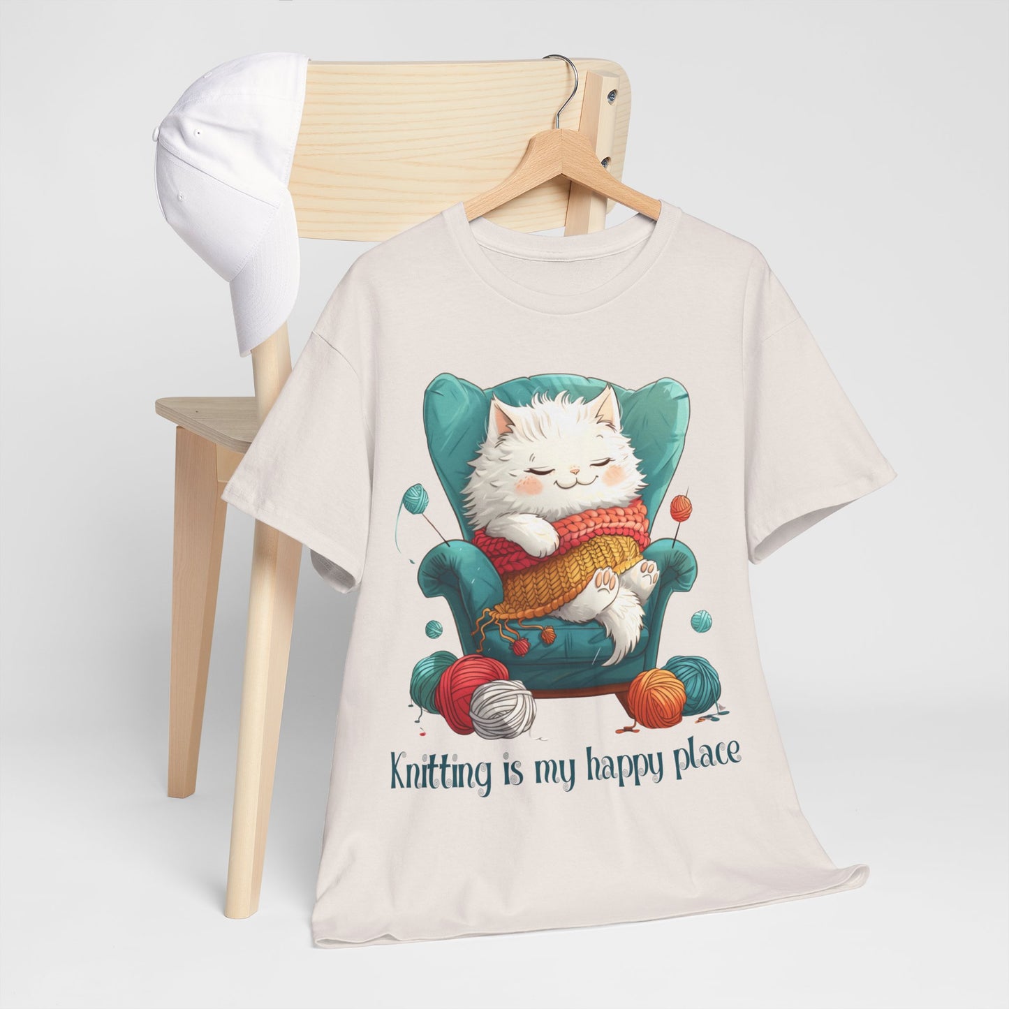 Cat Knitter Tee