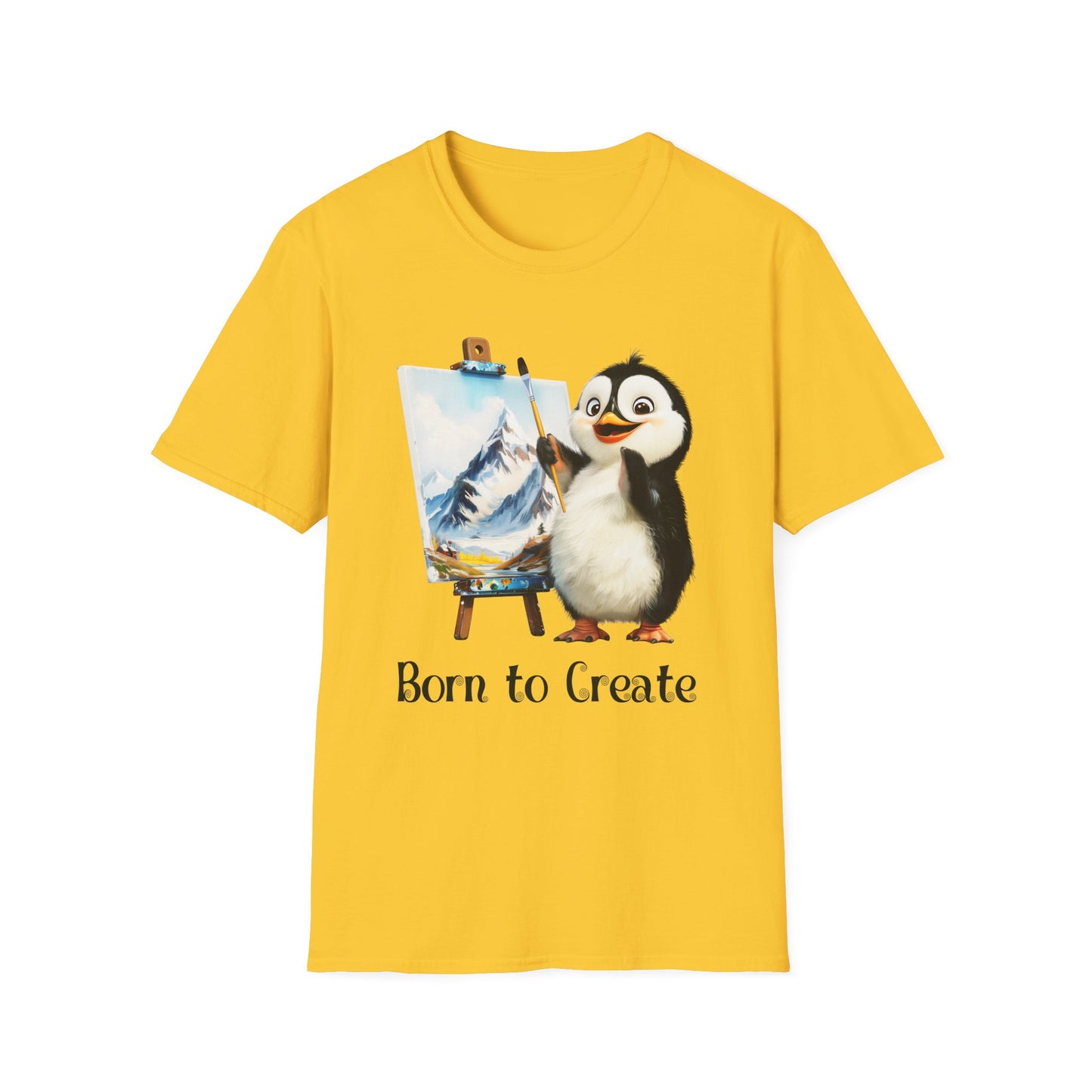 Penguin Artist Softstyle T-Shirt