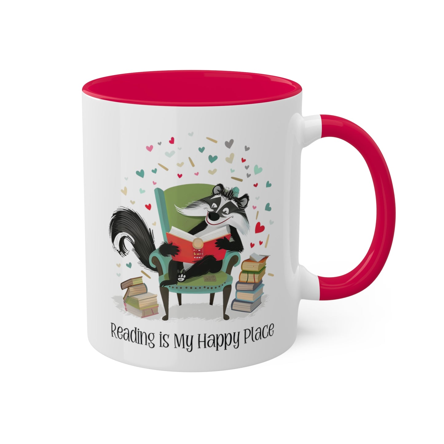 Skunk Reading Mug