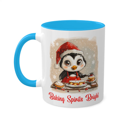 Penguin Christmas Baker Mug