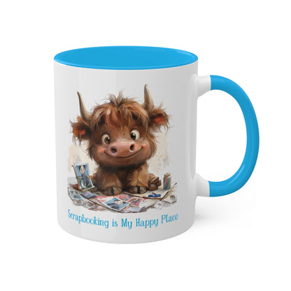 Highland Cow Scrapbooker Mug