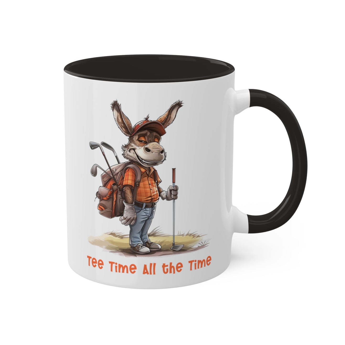 Donkey Golfing Mug