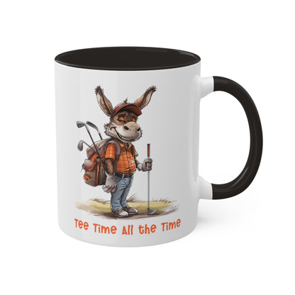 Donkey Golfing Mug