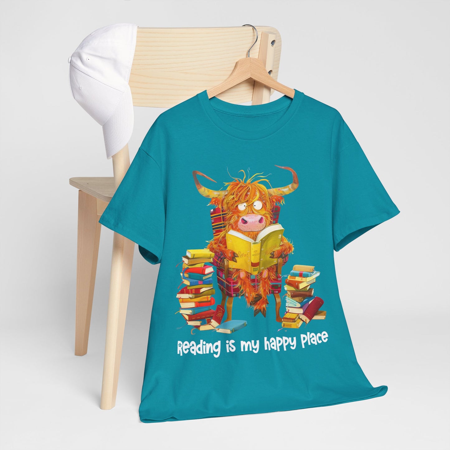 Highland Cow Reader Tee