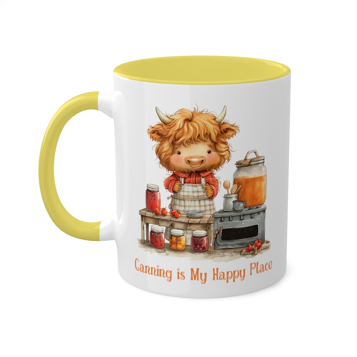 Highland Cow Canner Mug