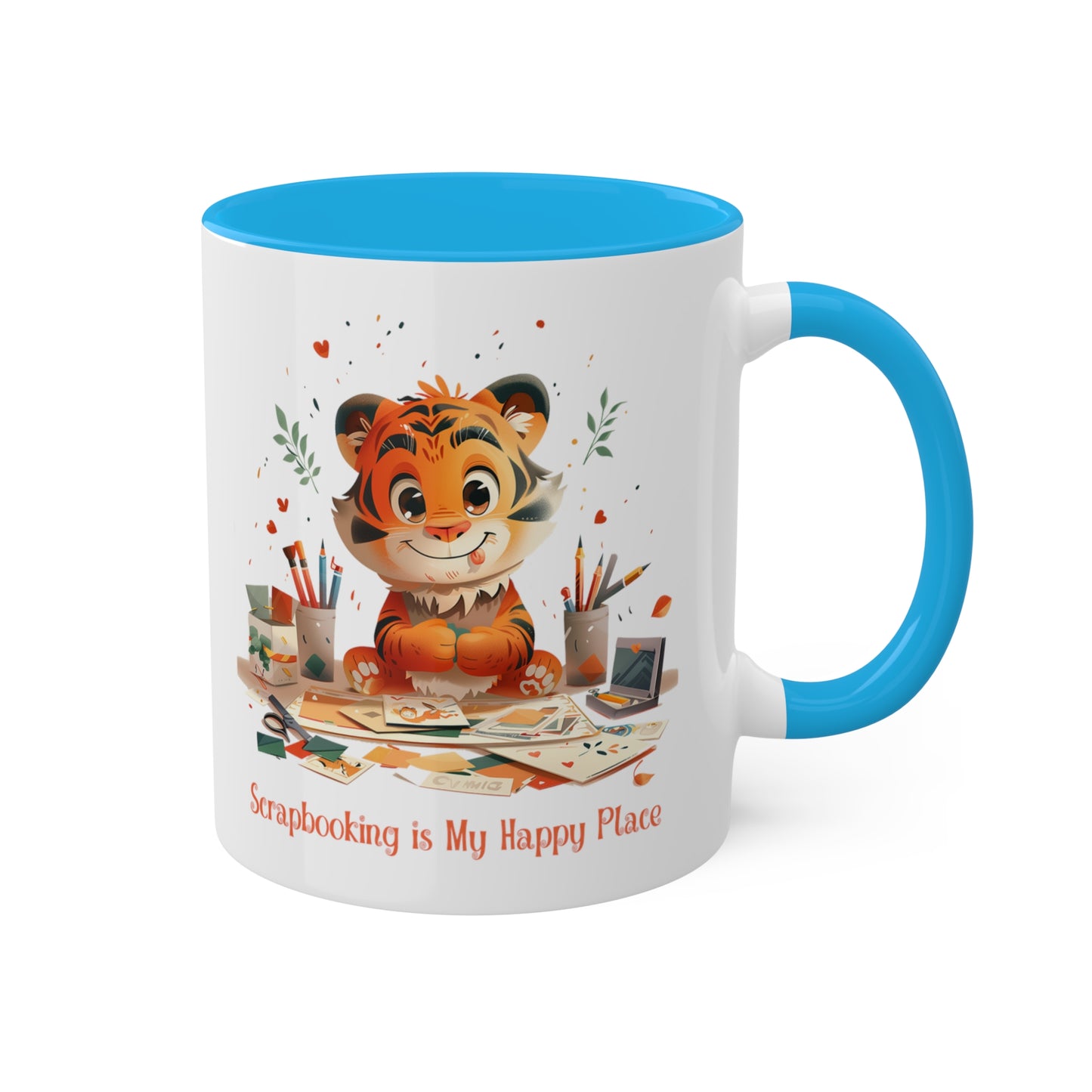 Tiger Scrapbooking Mug