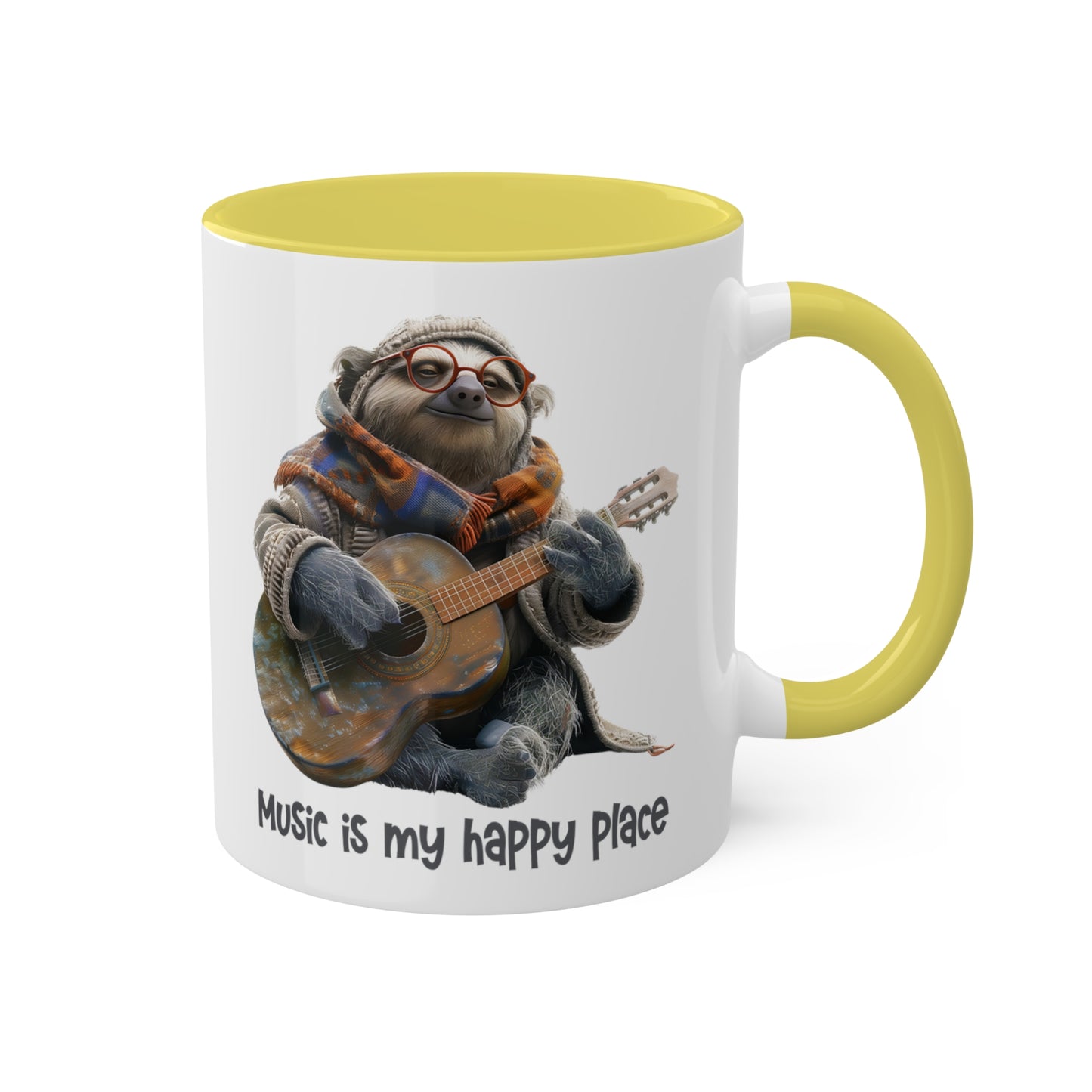 Sloth Musician Mug