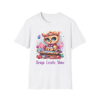 Owl Jewelry Making Softstyle T-Shirt