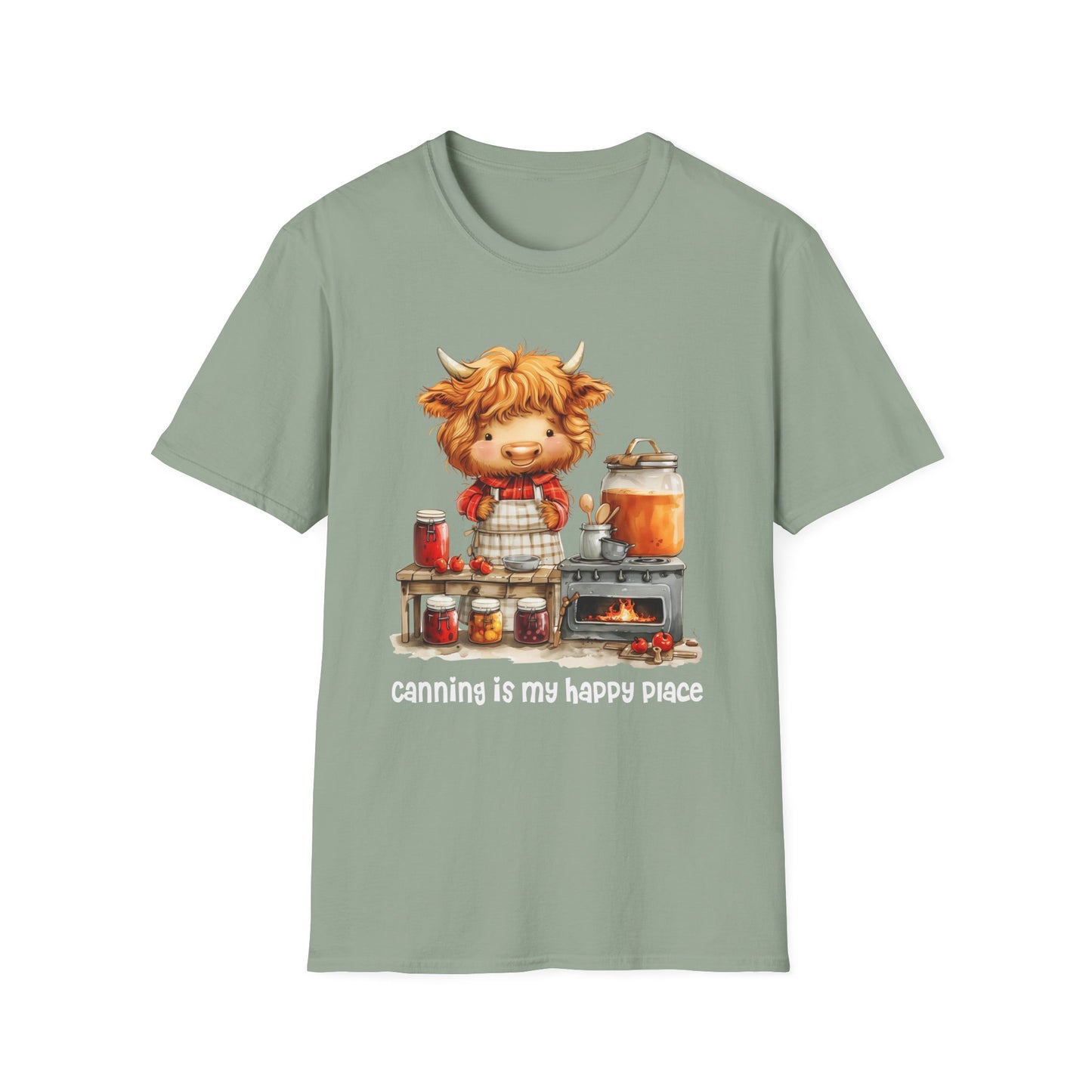 Highland Cow Canner Softstyle T-Shirt